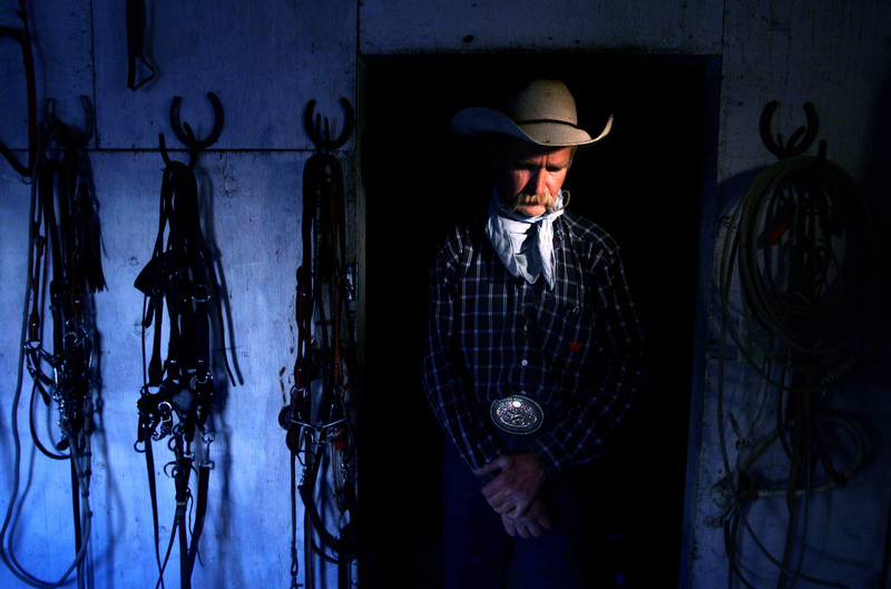 Bruce Ford, a survivor of the Dec. 14, 1961, train-bus accident, is shown at his ranch in Kersey. Bruce's brother, Jimmy, died in the accident while another brother, Glen, survived. Bruce Ford went on to become a rodeo legend.